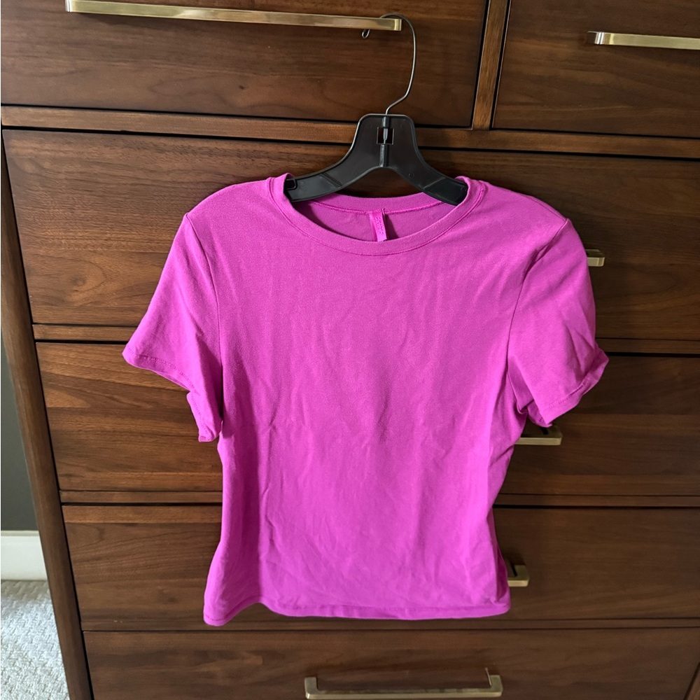 Skims purple/pink cotton top